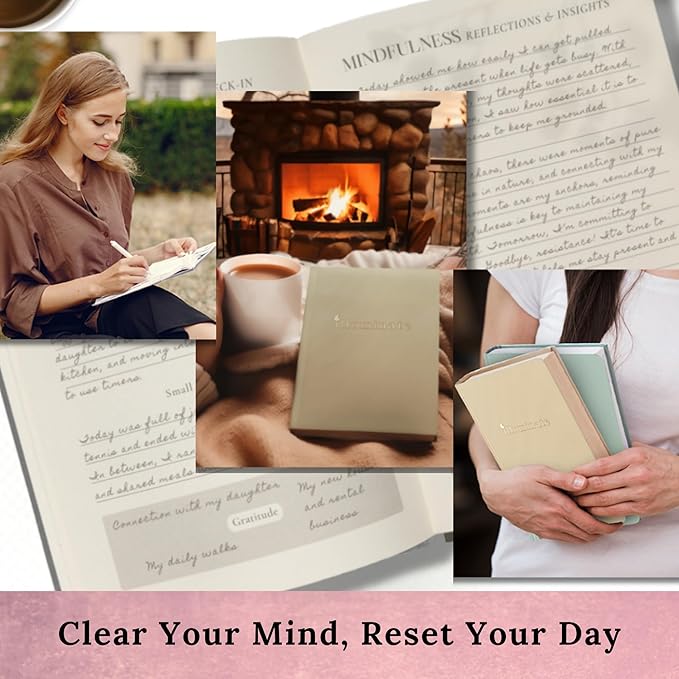 Journal for Women: Mental Health Journal with Prompts for Mindfulness, Anxiety Relief, Self Care & Gratitude: 90-Day Reflection Gift Notebook for Her