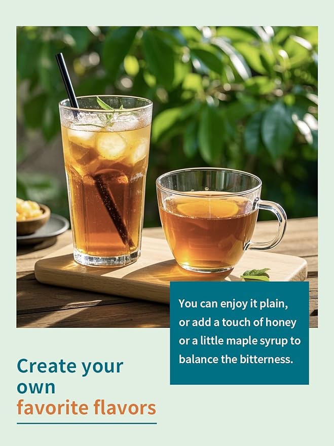 TeeLux Lemon Balm Tea Bags, Pure & Natural Lemon Balm Herbal Tea, Lemony & Citrusy Flavor, Caffeine Free, 100 Count