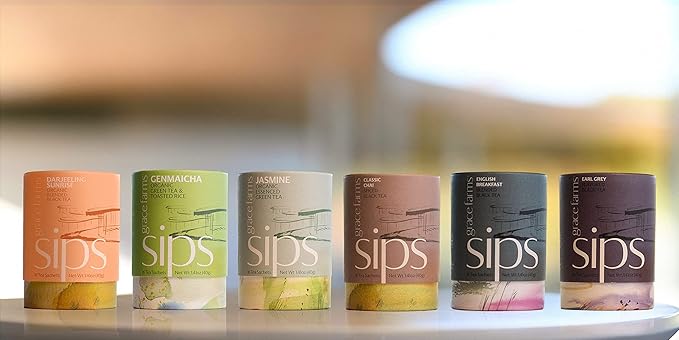 Grace Farms Organic Classic Chai Black Tea, 16 Pyramid Sachets | Ginger & Spices | Fairtrade & Kosher |Gives Back 100% of Profits