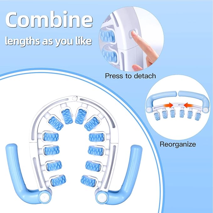 Cellulite Massage Roller, Cellulite Remover Tool for Thighs, Waist, Legs, Calf, Lymphatic Drainage, Fascia Massage, Anti-Celulitis, Body Sculpting, Relax Muscle Pain Relief Tool