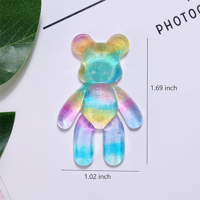 Pocket Bear Hug, Anxiety Relief Gifts, Mental Health Positivity Gift for Men Women, Autism Fidget Gifts, Surgery Worry Gift, Thoughtful Present for School Anxiet, Rainbow Blue