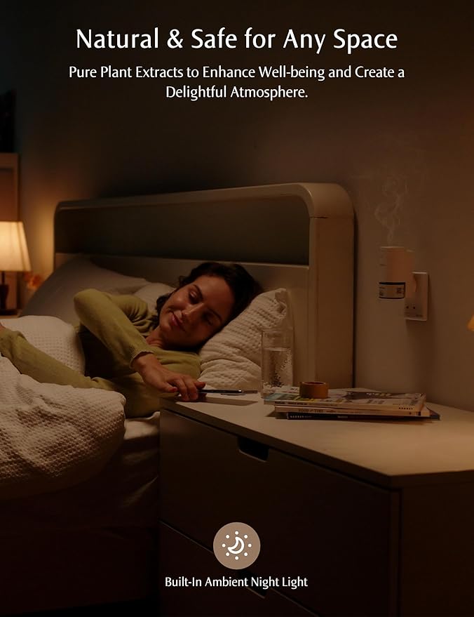 Home Scent Refill for Space Fragrance Diffuser SF101/SF101S, Up to 120 Days of Premium Fragrance per Refill, Household Essential 1 Pack, Palmarosa