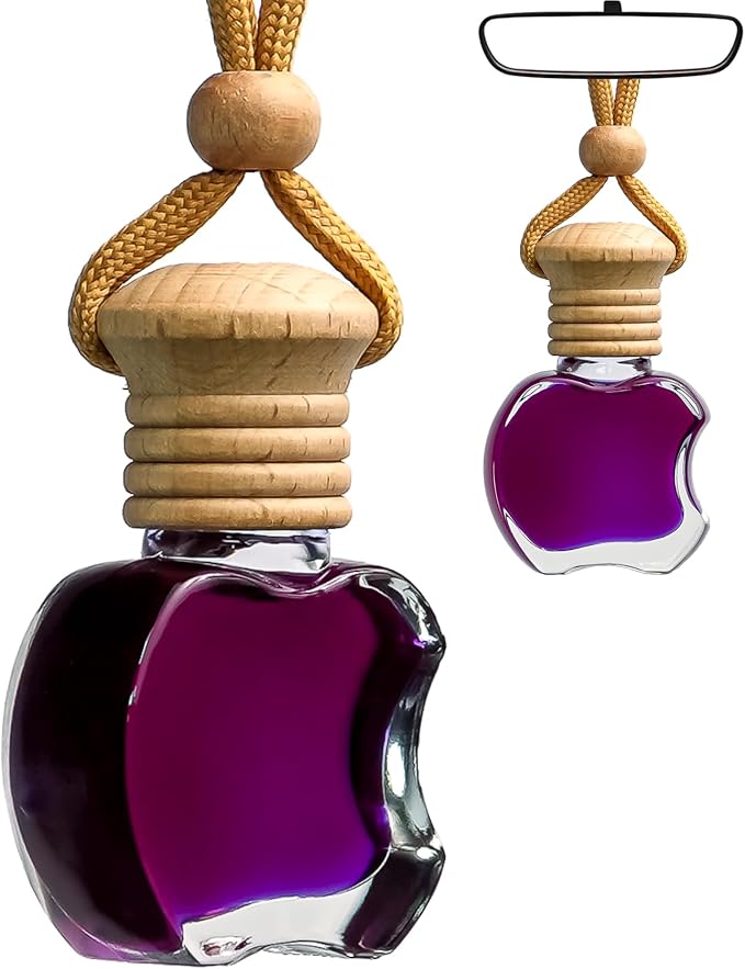 Kabod Blueberries Hanging Car Air Freshener | Essential Oil Diffuser | Sweet Fruity Scent | Natural Odor Eliminator | Long-Lasting Fragrance | 10 ml