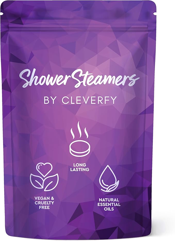 Cleverfy Shower Steamers Aromatherapy – Stocking Stuffers for Women, Teens and Wife – Christmas Gifts for Women and Teen Girls – White Elephant Gifts for Adults – 18 Tablets