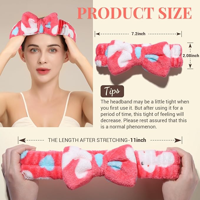Teenitor Spa Headband, 9 Pcs Skincare Headband For Washing Face, Makeup Headbands For Women, Spa Headbands For Women Girls