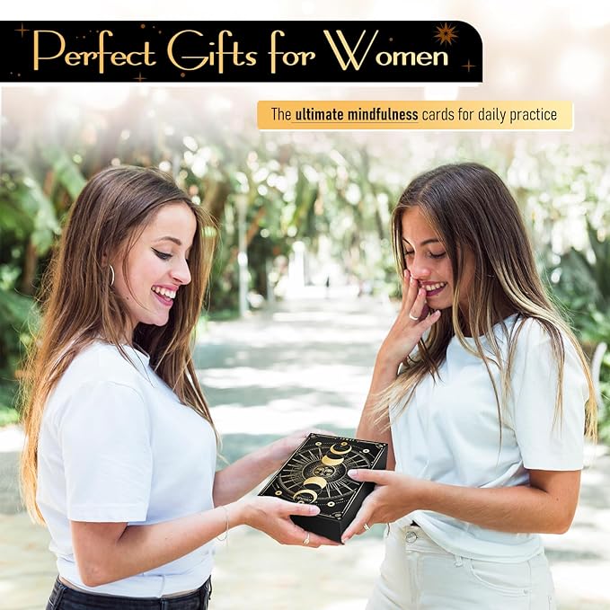 Hihealer Positive Affirmation Cards – 52 Daily Mindfulness Cards for Women, Self Care & Inspiration, Motivational Gifts for Women and Men