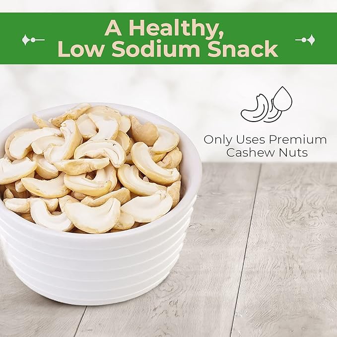 Sincerely Nuts - Raw Cashews Pieces Unsalted | Healthy Snack, Source of Protein | Keto and Paleo Friendly Gourmet Quality Vegan | Organic Cashew Nuts Bulk,1 (LB) Bag