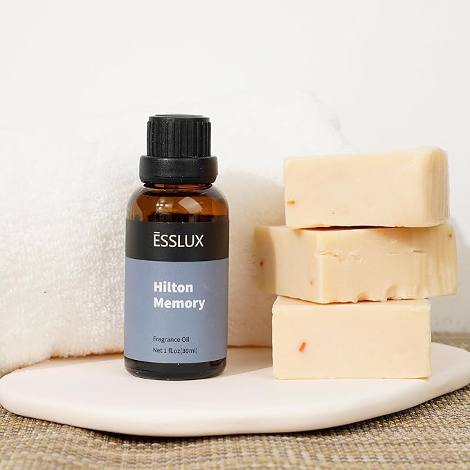 Hotel Diffuser Oil, ESSLUX Luxury Hotel Fragrance Oil Diffuser Scents, Inspired by The Hilton Hotel Scents,Essential Oils for Home for Diffuser, Massage, Soap, Candle Making Scents, Perfume, 30ml