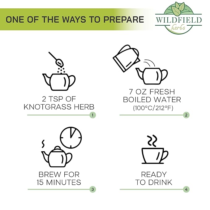 4 oz. Common Knotgrass Herbal Tea (Polygonum Aviculare) - 113g Pigweed Herb Tea Centinodia