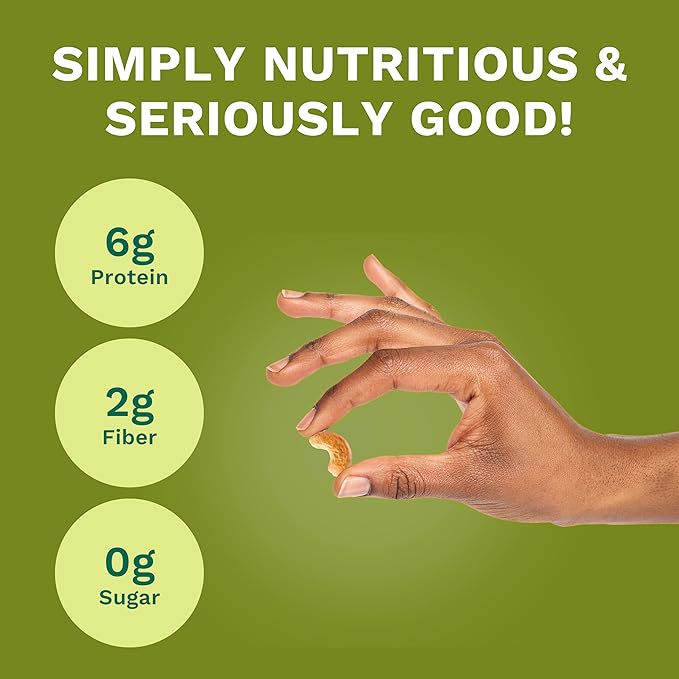 Karma Nuts Olive Oil & Sea Salt Whole Cashews (7 oz, Pack of 1) – Roasted Cashews, Healthy Snacks for Adults - Gluten Free Vegan Snacks, Non GMO - Flavored Nuts, Low Carb Snack