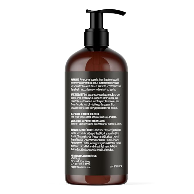 M3 Naturals Arnica Sore Muscle Massage Oil with Collagen, Stem Cells, and Menthol, Anti-Cellulite Therapy for Full Body, Fast-Absorbing Multipurpose Treatment