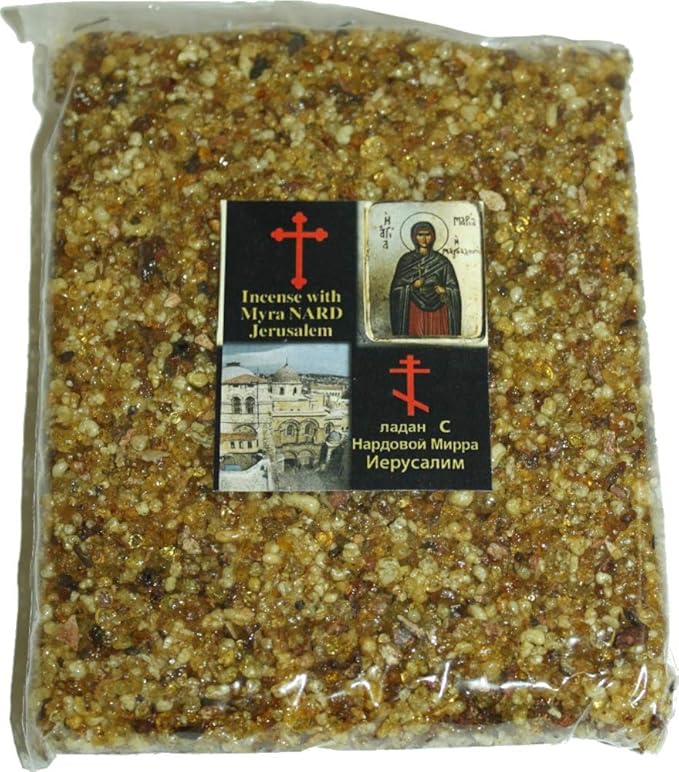 Holy Land Market Jerusalem Crushed and Sealed Flower Incense from The Holy Land (Nard, 9 Ounces)