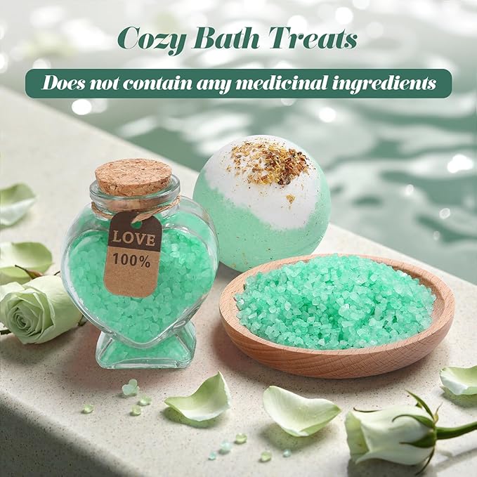 PULIDIKI Birthday Gifts for Women, Unique Birthday Gifts Basket for Women, Thoughtful Birthday Gifts for Mom, Wife, Sister, Best Friend, Her Self Care Box, Relaxing Gifts Set (Sage Green)