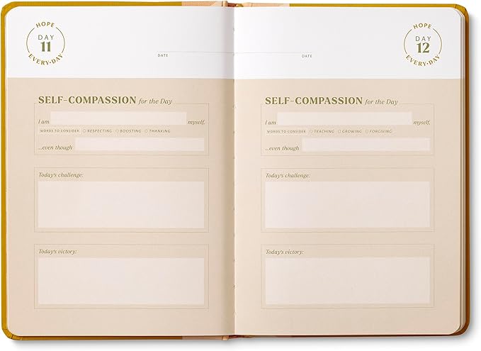 Compendium – Hope Every Day Guided Journal: A Daily Practice for Support and Resilience – A 5-Minute a Day Hope Notebook – An Inspiring Daily Journal for Forming New Habits