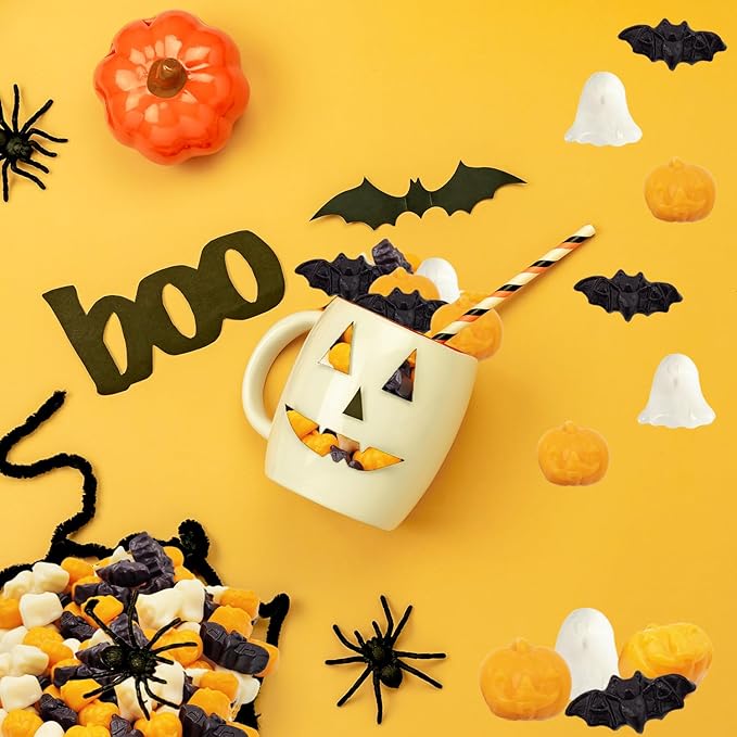 Fruidles Halloween Ghoulish, Ghosts, Bats, and Pumpkin Gummies, Fun And Festive Holiday Snacking (2 Pounds)