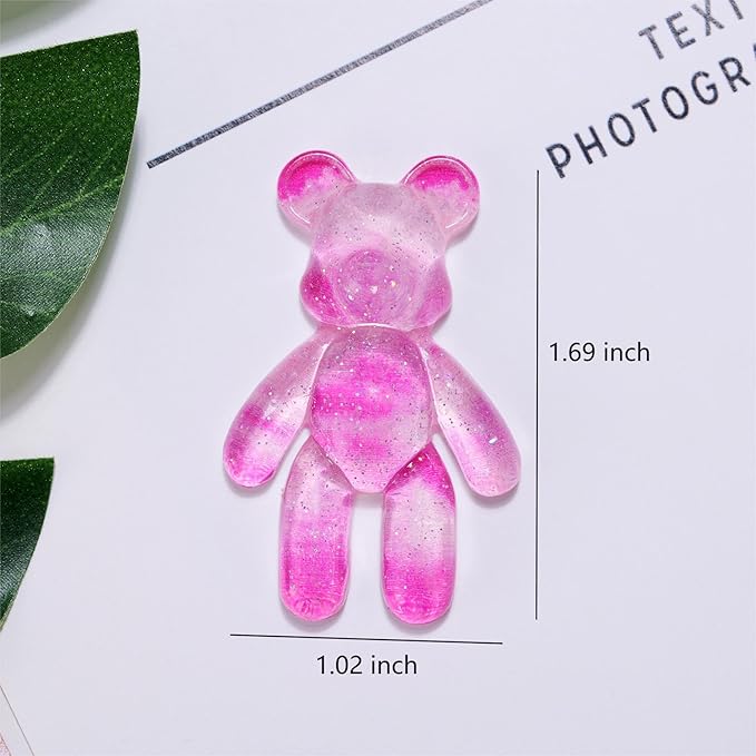 Pocket Bear Hug, Anxiety Relief Gifts for Men Women, Mental Health Positivity Gift, Autism Fidget Gifts, Stress Relief Gift for Her, Back to School Reminder of Comfort, Galaxy Pink