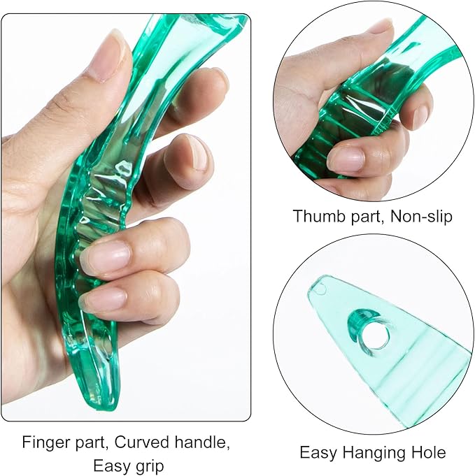 2 Pcs Foot Brush for Shower with Handle 2 in 1, Large Foot Pumice Stone Brush Scrubber Foot File Calluses Remove Suitable for Horniness Foot Spa,Foot Care Smooth Skin (Green&Transparent)