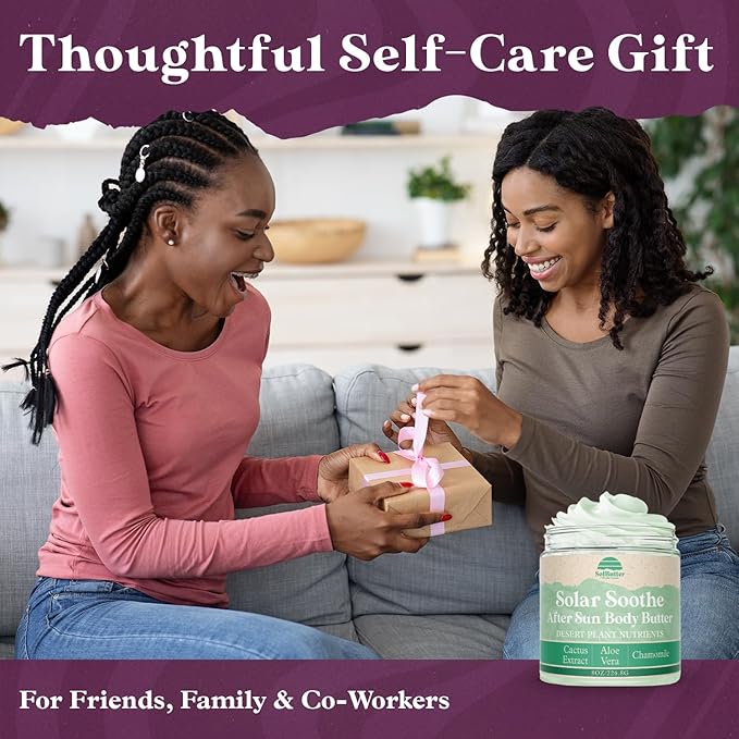 PURPLE CANYON Solar Soothe Whipped Body Butter 8oz | Cactus Blossom Body Lotion Infused with Healing Cactus and Aloe Vera | Natural Body Cream for Sensitive Skin