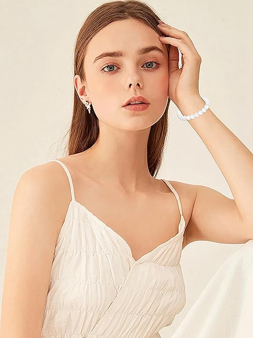 AD Beads 4mm6mm8mm10mm Handmade Bracelet - Natural Gemstone for Peace and Tranquility - Meditation, Yoga, Healing and Energy Gift for Unisex