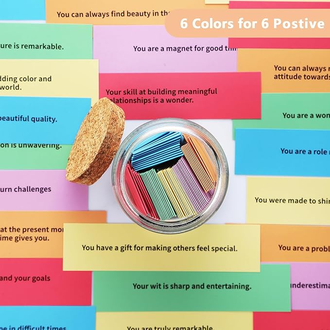 You are Awesome Jar-Motivational Positive Affirmation Cards,Self Care Thoughtful Encouragement Inspirational Gifts for Women Men Teen Girls Daughter Son Friends Coworker,Thank You Appreciation Gifts