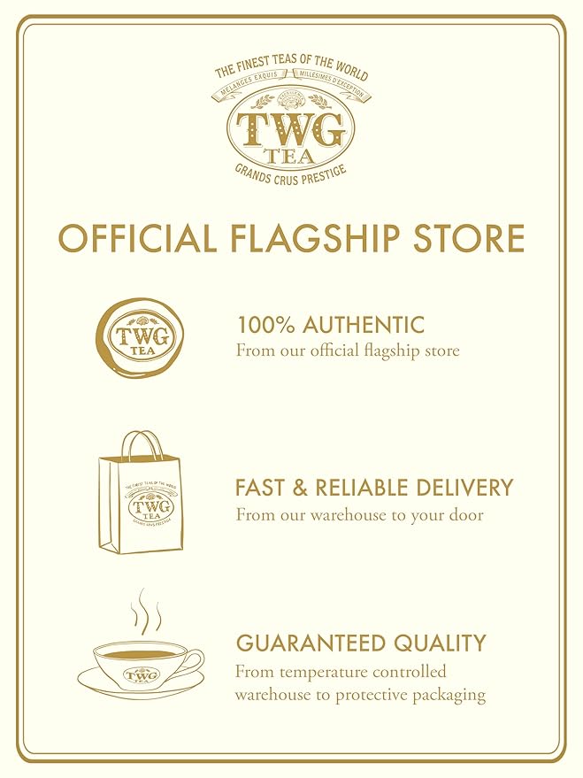 TWG Tea | Silver Moon Tea | Green Tea | Grand Berry & Vanilla | Haute Couture Tin, 100g | Gift Set