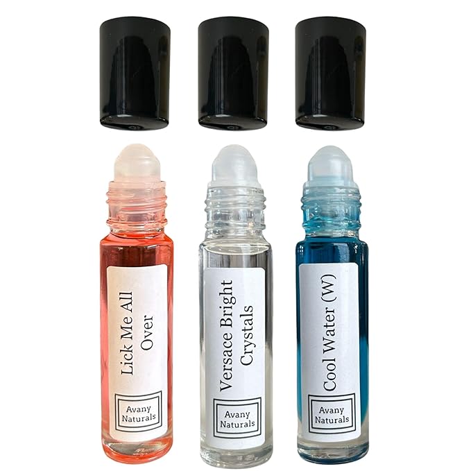 3 Pc Womens Gift Set, Fragrance Oil For Women, Roll On Body Oil, Perfume Samples, Fragrance Oil, Gift For Her, Perfume Oil Sampler, Gift Box (Exotic)