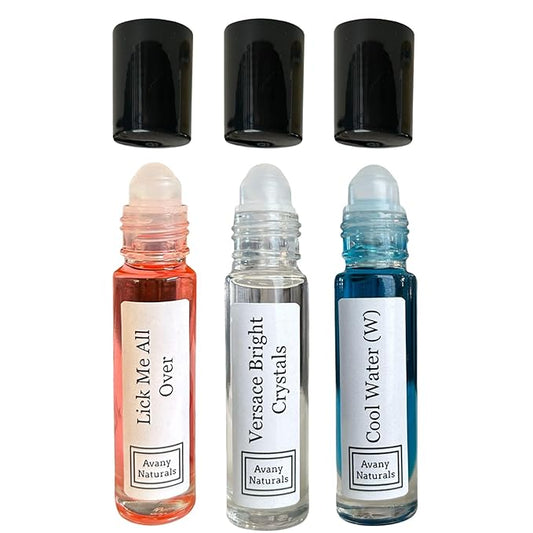 3 Pc Womens Gift Set, Fragrance Oil For Women, Roll On Body Oil, Perfume Samples, Fragrance Oil, Gift For Her, Perfume Oil Sampler, Gift Box (Exotic)