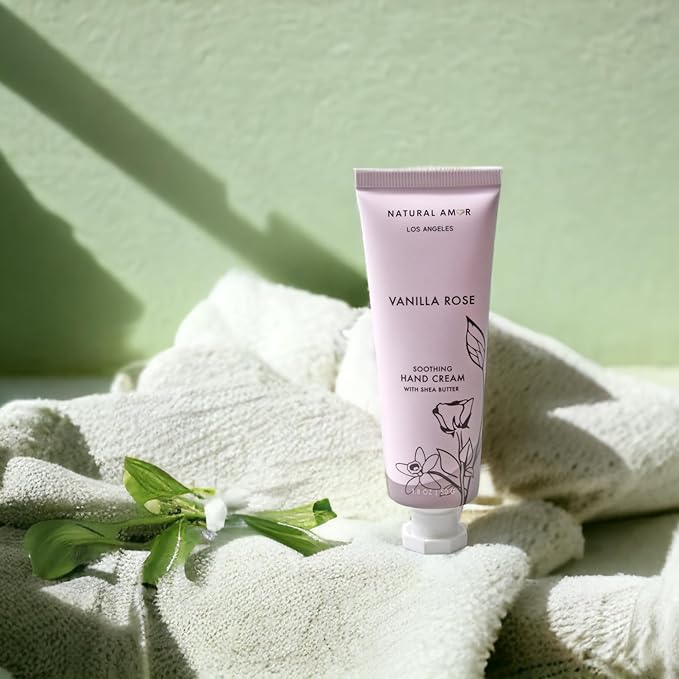 Natural Amor Spa Gifts for Women,Luxurious Rose Scent Bath gift for her, 6pc Bath & Body gift including Soap Bar, Bath Bomb, Bath Salt