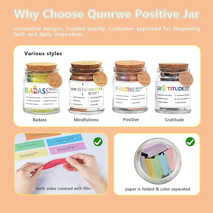 You are Awesome Jar-Motivational Positive Affirmation Cards,Self Care Thoughtful Encouragement Inspirational Gifts for Women Men Teen Girls Daughter Son Friends Coworker,Thank You Appreciation Gifts