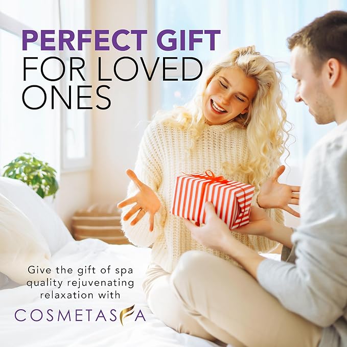 Cosmetasa Lavender Massage Oil for Massage Therapy - All Natural, Cruelty-Free & Spa Quality Skin Therapy Oil, Calming & Soothing Care - Lavender, Geranium & Grapeseed Oil (16.9 oz)