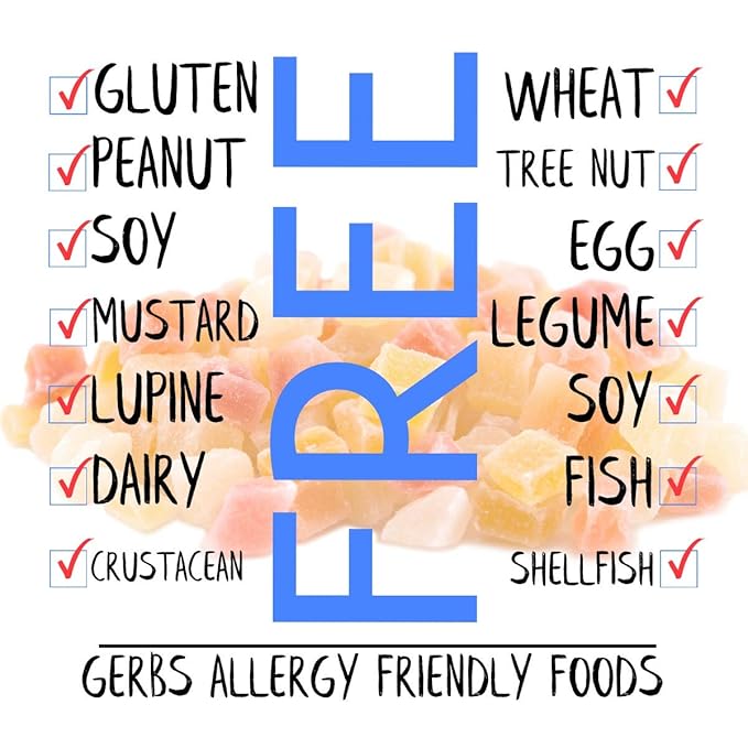 Gerbs Tropical Dried Fruit Snack Mix 4 lbs. | Unsulfured, No Additives, Resealable Bag | Lightly Sweet & Juicy Blend | Top 14 Allergen-Free