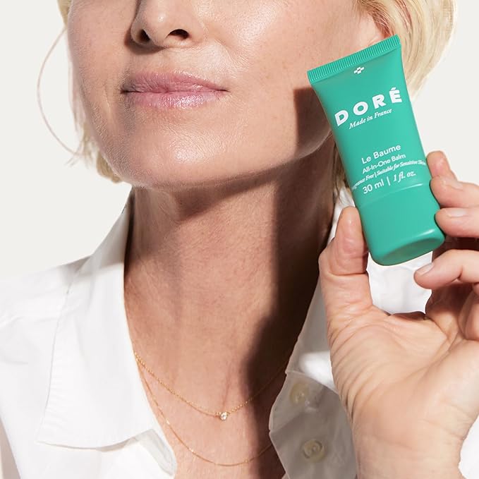 Doré - Le Baume All-In-One Balm | Fragrance-Free Face Balm Moisturizer for Sensitive Skin | Multi-Purpose Lip Moisturizer for Women | Night Ointment with Vitamin E (1 fl oz | 30 ml)