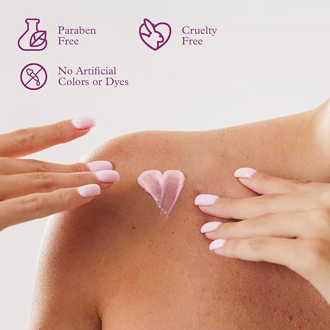 PURPLE CANYON Goat Milk Whipped Body Butter 8oz | Lavender Rose Body Lotion Infused with Jojoba Oil and Aloe Vera| Glowing Skin Natural Lotion for Luxury Self-Care