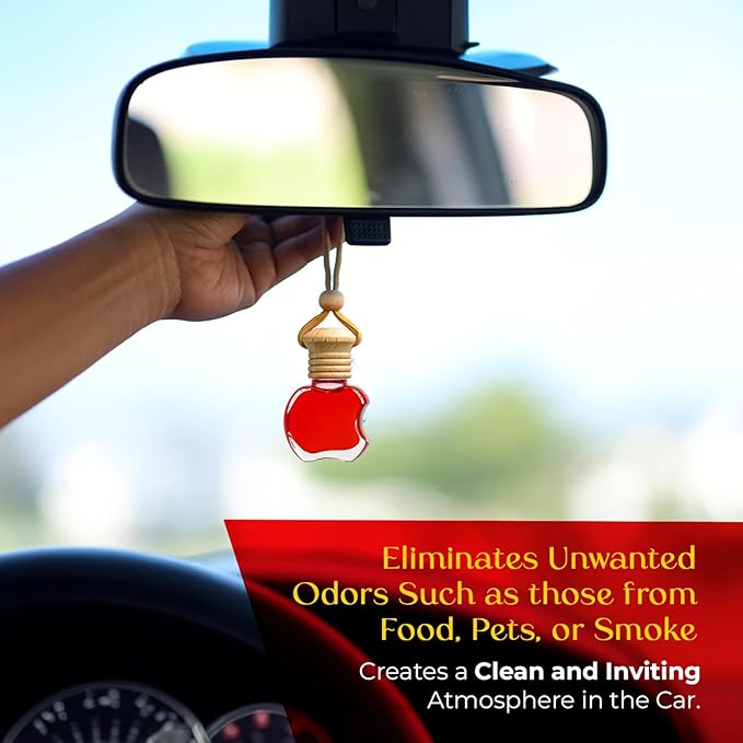 Kabod Flowers Hanging Car Air Freshener | Essential Oil Diffuser Inspired by Kenzo | Elegant Floral Scent | Natural Odor Eliminator | Long-Lasting Fragrance | 10 ml