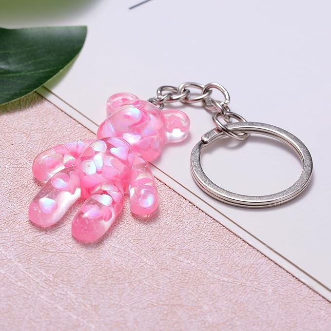 Pocket Bear Hug, Anxiety Relief Gifts for Women Men, Mental Health Positivity Gifts for Anxious Friend, Thinking of You Gift, Comforting Gift for Son Daughter Back to School, Pink