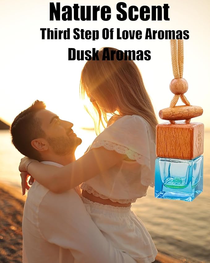Car Air Fresheners 8ml Automotive Scents | 45-Days Long-Lasting Keep Fragrance | Automobile Hanging Diffuser Bottles | Remove Auto Odor Fresh Air for Men Home Deodorizer (Dusk)