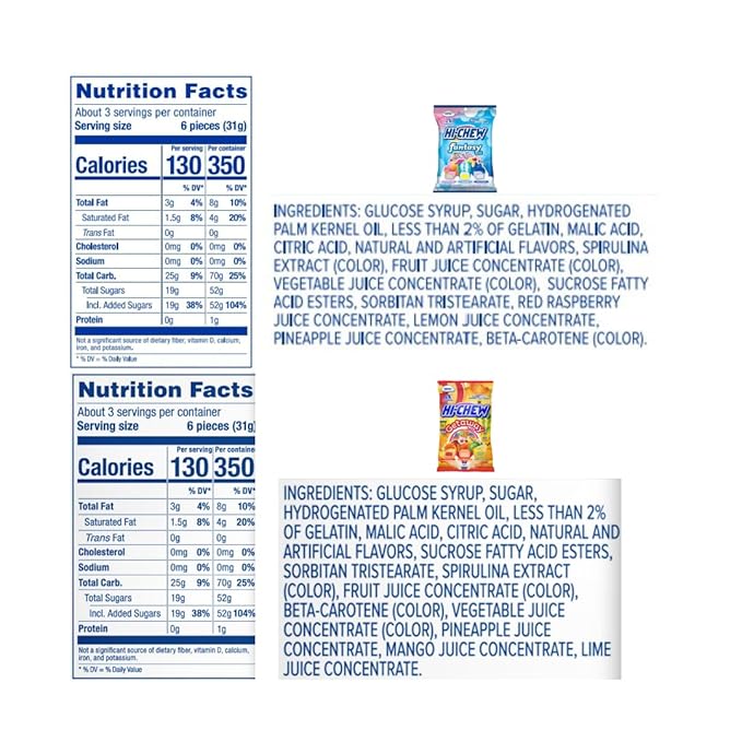 HI-CHEW Variety Mix, Pack of 8 Bags - 23 Asst Flavors including Getaway Mix - Unique Fun Soft & Chewy Taffy Halloween Candy - Immensely Juicy Fruit Flavors - Individually Wrapped for Sharing