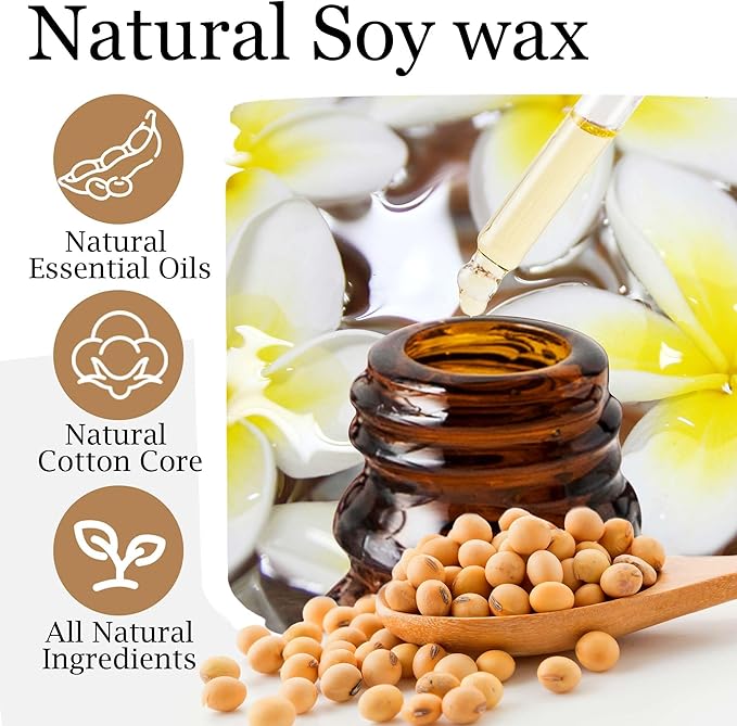 Candles Gifts for Women - Scented Candles, Natural Soy Wax Candles for Home Scented Perfect for Christmas, Birthday, Mother's Day, Vanilla Candle