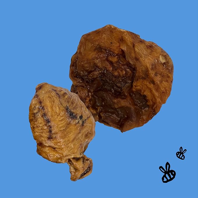 Honey I'm Home, Natural Honey Coated Buffalo Chews, Tremenda Discs, Bulk, 20 Pieces - All Natural, Free Range, Healthy, Grain Free, Honey Coated & Crispy