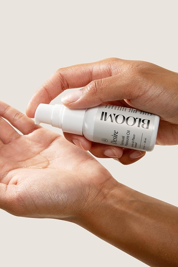 Bloomi Desire Body Oil, 0.9oz – Lightweight Fragrance-Free Massage Oil for Relaxation, Soothing Skincare, and Moisturizing Therapy – Vegan Formula with Natural Ingredients (2)