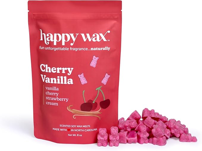 Happy Wax Spring Scented Soy Wax Melts (8oz Pouch) (Cherry Vanilla)