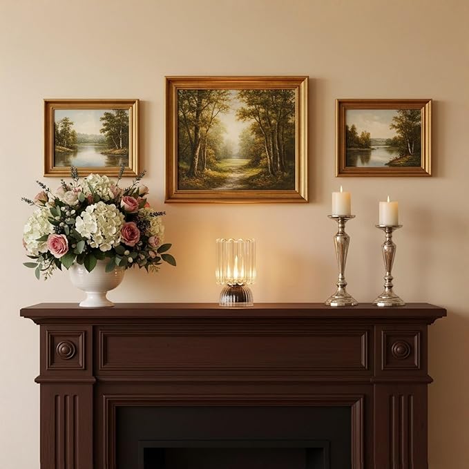 Battery Operated Lamp with Auto-Off Timer, Cordless Table Night Light for Bedroom & Entryway, Portable LED Lamp for Home, Outdoor, Camping No Battery Included (Wine Glass Design-White)