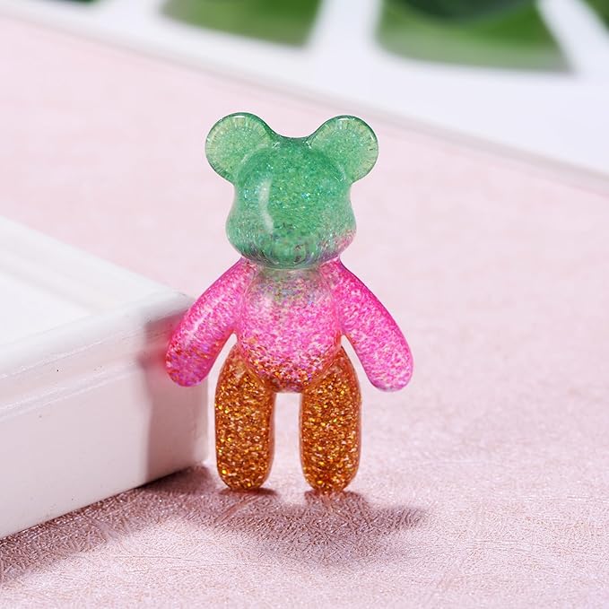 Pocket Bear Hug, Anxiety Relief Gifts, Mental Health Positivity Gift for Anxious Friend, Autism Fidget Gifts for Teen, Surgery Worry Gift, Thoughtful present for School Anxiety, Green Gold