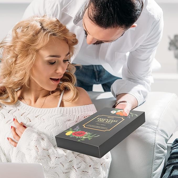 NESCCI Essential Oil Set - Essential Oils 36 x 5ML - Essential Oils Gift Set for Diffuser, Humidifier, Soap, Candle, Bath Bombs Making, Halloween, Christmas