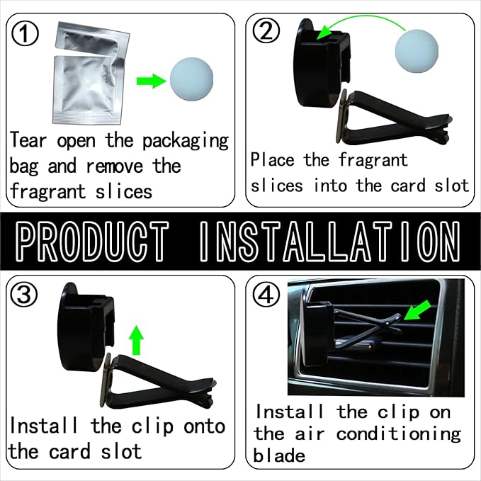 6 Pcs Heart Air Vent Clips, Cute Car Air Fresheners & Decor, Rose Gold