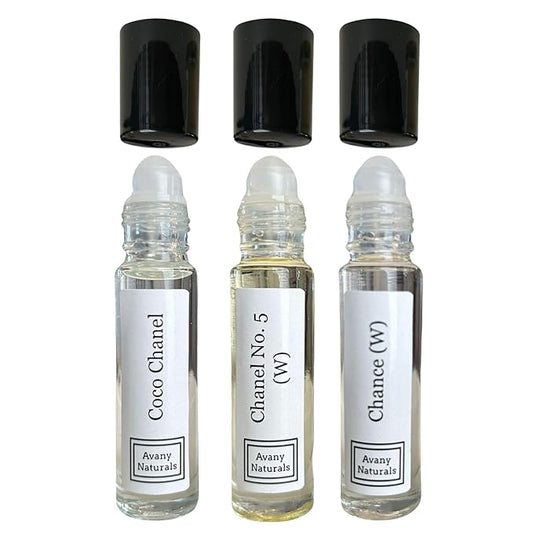 3 Pc Womens Gift Set, Fragrance Oil For Women, Roll On Body Oil, Perfume Samples, Fragrance Oil, Gift For Her, Perfume Oil Sampler, Gift Box (Bold)