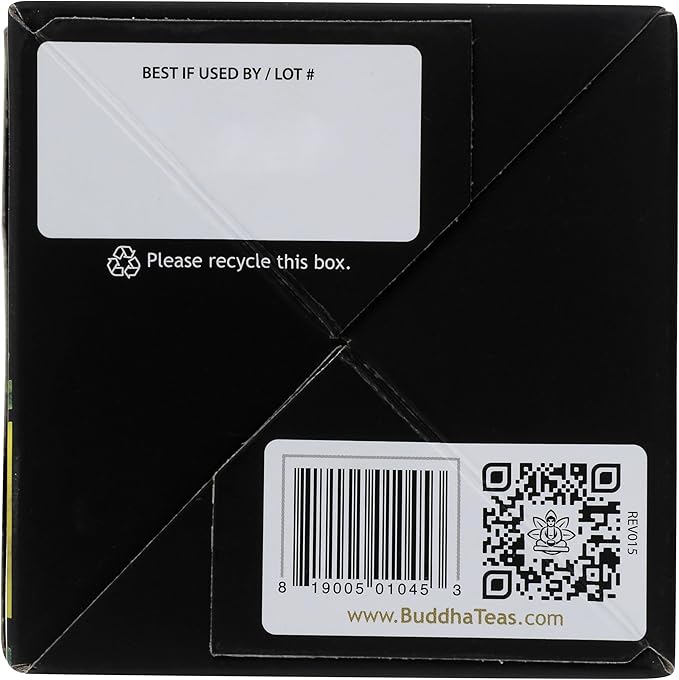 Buddha Teas - Organic Senna Tea - Herbal Tea - For Health & Wellbeing - With Vitamins, Minerals & Antioxidants - Clean Ingredients - Caffeine Free - OU Kosher - 18 Tea Bags (Pack of 1)