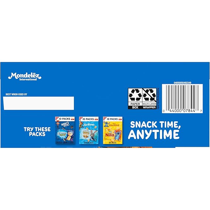 CHIPS AHOY! Mini Original Chocolate Chip Cookies, 10 Snack Packs