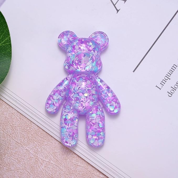Pocket Bear Hug, Anxiety Relief, Mental Health Positivity, Autism Fidget, Stress Relief for Her, Comforting Gift for Son Daughter Back to School, Purple