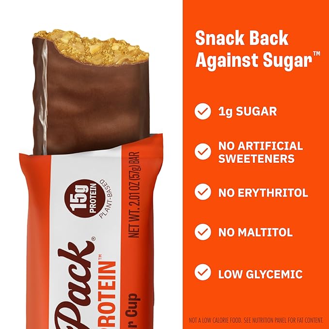 Munk Pack 15g Probiotic Keto Protein Bars - Low Sugar, High Protein -1g Sugar, 4g Net Carbs. Vegan + Plant Based Gut Health. Low Carb Healthy Snack Bar. Peanut Butter Cup- 12 Count